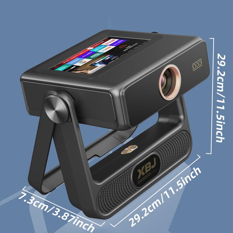XBJ Ultra 4K Smart Projector with Screen — Portable Home Cinema