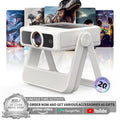 XBJ Ultra 4K Smart Projector with Screen — Portable Home Cinema