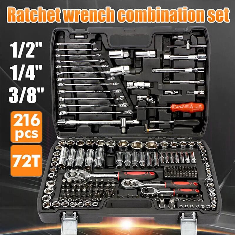 216 Pcs Socket Set Toolkit